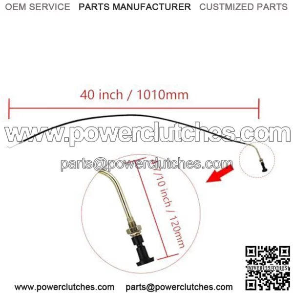 112-9753 Choke Cable Compatible with TimeCutter MX4260 MX5060 SS4235 - Image 2