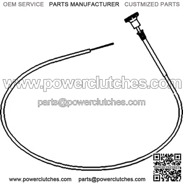 Cable - Choke Fits John Deere 2520 2030 2020 AT20781 - Image 2