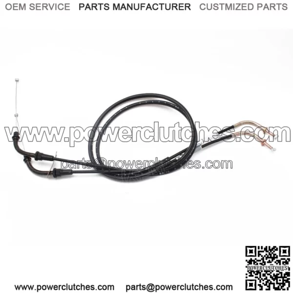 Motorcycle Oil Throttle Cables Line Wires Accelerator Cable For Kawasaki VN800 (For: Kawasaki) - Image 2