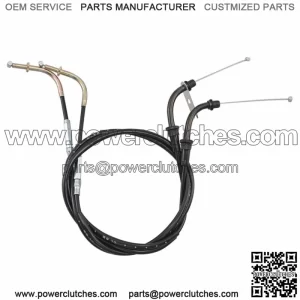 2pcs Motorcycle Throttle Cable For Kawasaki VULCAN 900 VN900 CLASSIC/LT 06-2017 (For: Kawasaki)