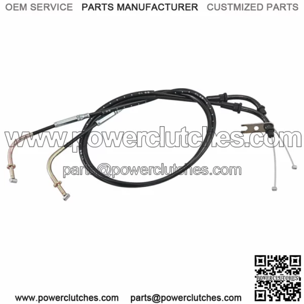 2pcs Motorcycle Throttle Cable For Kawasaki VULCAN 900 VN900 CLASSIC/LT 06-2017 (For: Kawasaki) - Image 4