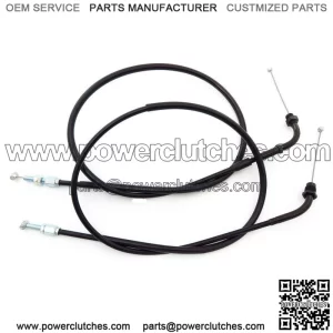 Throttle Cable Kit - Push Pull - Honda CB350F CB500 FT500 CB550 CB750 - Early (For: Honda)