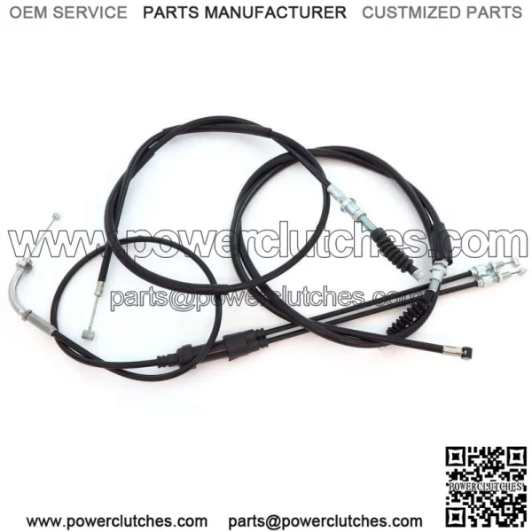 Control Cable Kit - Throttle, Clutch, Brake - Honda CB350K CB350 Twin 1969 - 1973 (for: Honda)