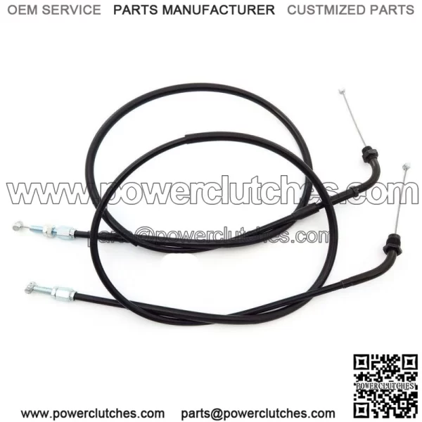 Throttle Cable Kit - Honda CB550K CB550 CB750 - 1977-1978 - Pull & Push (for: Honda)