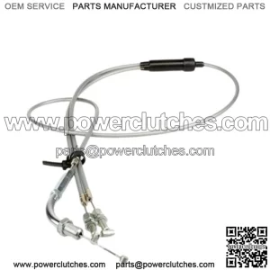 Throttle Cable Kit (Gray) Honda CB450 1965-1966 #17910-283-000 / 17910-292-305 (For: Honda)