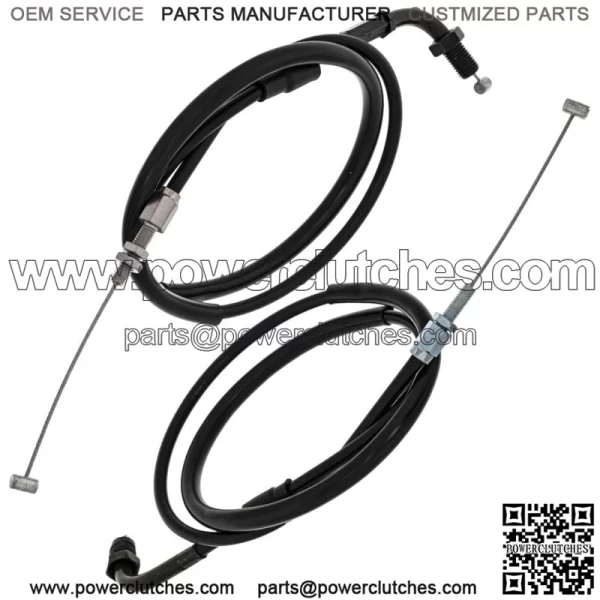 Throttle Cable Kit Push Pull Honda CB750SC VF700S 17910-KE5-405 (for: Honda) - Image 2