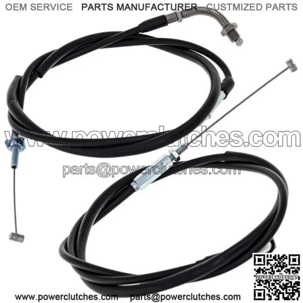 Honda GL1000 GL1000L Throttle Cable Kit Push Pull 17910-MB9-670 (for: Honda) - Image 2