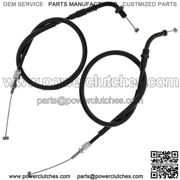 Throttle Cable Kit Push Pull For Honda CBR600F2 CBR600F3 17910-MV9 (For: Honda)