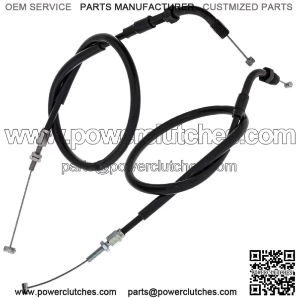 Throttle Cable Kit Push Pull For Honda CBR600F2 CBR600F3 17910-MV9 (For: Honda) - Image 2