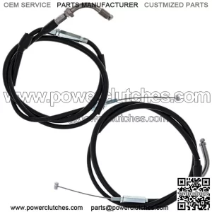 Honda GL1200A Push Pull Throttle Cable Kit 17910-MG9-770 17920-MG9-770 (for: Honda)