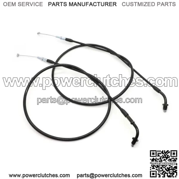 Throttle Cable Kit for Honda CM400 CX500 Custom Hawk Nighthawk 450 17920-415-000 (For: Honda)