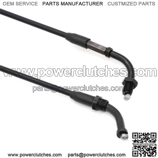 Throttle Cable Kit for Honda CM400 CX500 Custom Hawk Nighthawk 450 17920-415-000 (For: Honda) - Image 2
