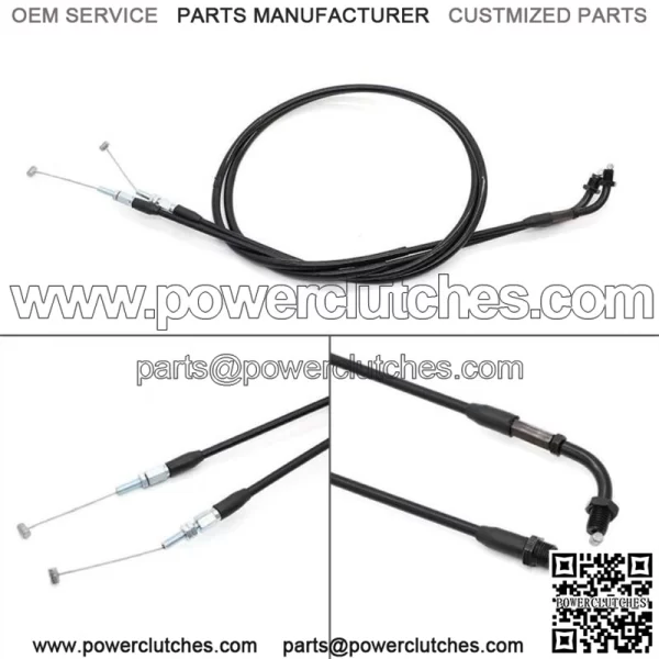 Throttle Cable Kit for Honda CM400 CX500 Custom Hawk Nighthawk 450 17920-415-000 (For: Honda) - Image 3