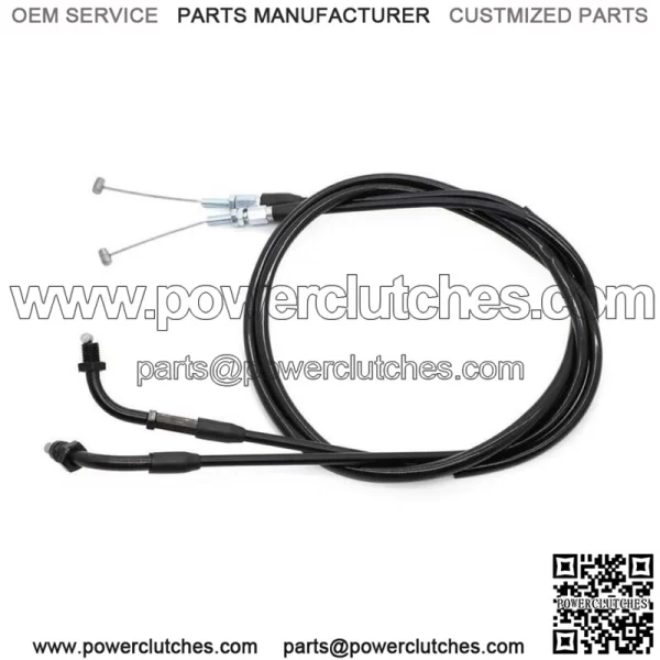 Throttle Cable Kit for Honda CM400 CX500 Custom Hawk Nighthawk 450 17920-415-000 (For: Honda) - Image 4