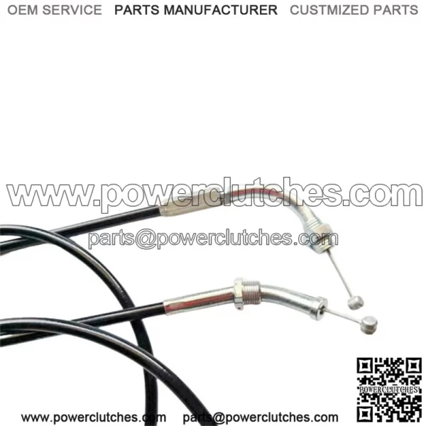 FOR Honda XL250 K0/K1/K2/'76 XL350 K1 K2 Throttle Cable A+B Kit New - Image 2