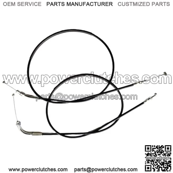 FOR Honda XL250 K0/K1/K2/'76 XL350 K1 K2 Throttle Cable A+B Kit New - Image 4