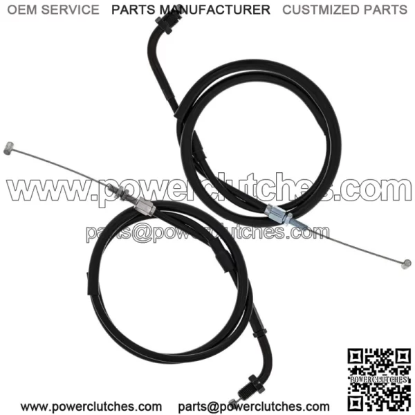 Throttle Cable Kit Push Pull Honda CB650SC 17910-MB0-950 17920-MB0-405 (for: Honda)