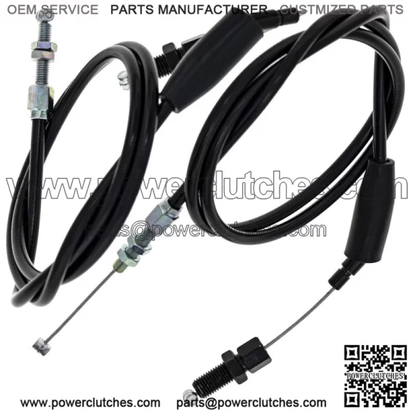 Honda KLR650 Push Pull Throttle Cable Kit 54012-0121 54012-0120 - Image 2