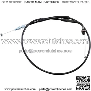 Black Vinyl Throttle Cable (02-0285) (For: Honda)