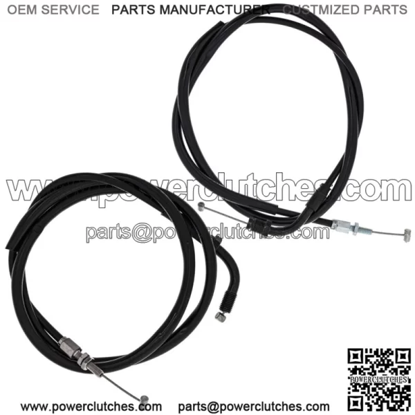 Honda CB450SC Push Pull Throttle Cable Kit 17910-447 17920-MC9-760 (for: Honda)