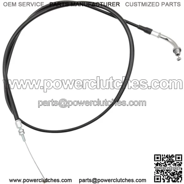Black Vinyl Throttle Cable OE +12 02-0594 (For: Honda)