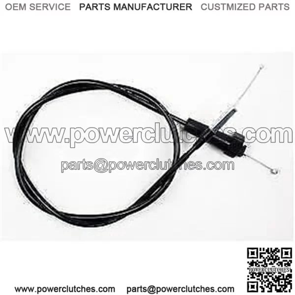 Black Vinyl Throttle Cable 02-0096 For Honda Shadow Magna NOS H1 (For: Honda)