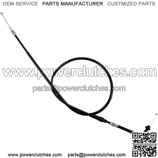 90-'00 For Honda GL1500SE Gold Wing Black Vinyl Throttle Cable 70-2239 (For: Honda)