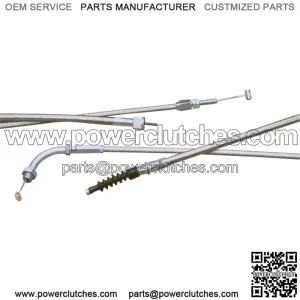 Armor Coat Stainless Steel Braided Cable 62-0302 (For: Honda)