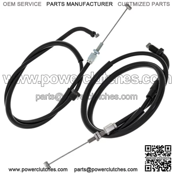 Throttle Cable Kit Push Pull Honda CB550 CB750 17910-300-040 17920-MC8-405 (for: Honda) - Image 2