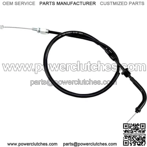 Black Vinyl Throttle Cable - 02-0567 (For: Honda)