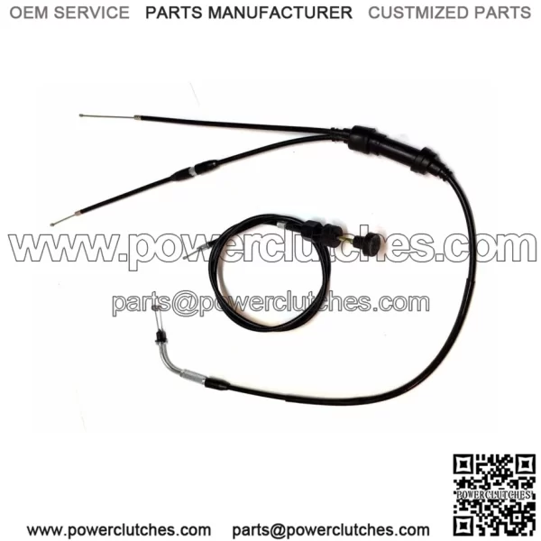 YAMAHA PW 50 PW50 THROTTLE CABLE & CHOKE CABLE 1981 - 2002 (for: Yamaha)
