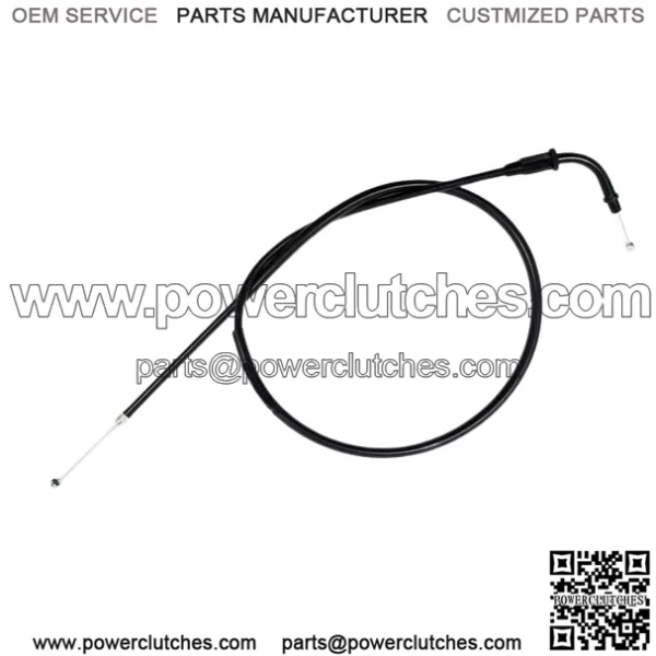 Black Vinyl Throttle Cable for 1982 Yamaha XJ750 Maxim (For: Yamaha)