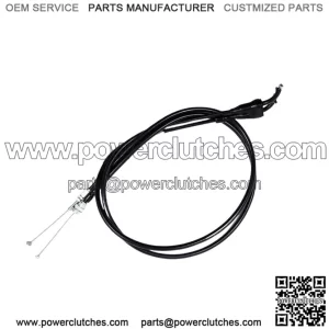 Black Vinyl Push-Pull Throttle Cable for Yamaha WR 250F 2003-2005 (for: Yamaha)