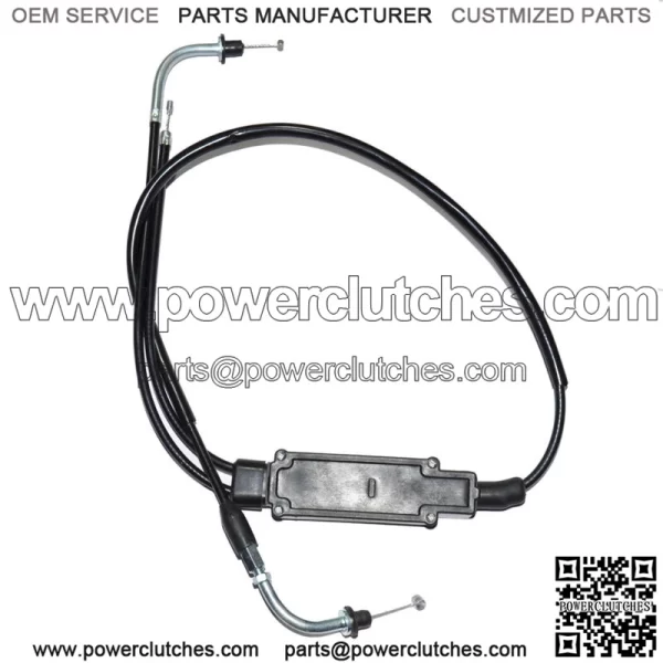 YAMAHA V50 V80 PW50 PW80 Throttle Cable Assembly - Image 2