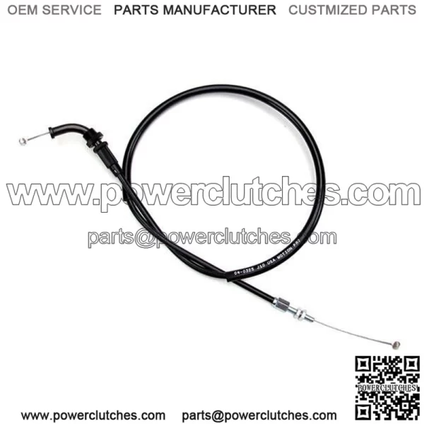 Black Vinyl Throttle Cable For Suzuki GZ 250 1999-2010 (For: Suzuki)