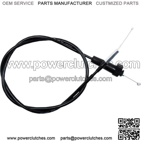 Black Vinyl Throttle Cable for Suzuki Lt-Z400 QuadSport Z 2003-2008 (for: Suzuki)
