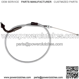 Black Vinyl Throttle Cable For Suzuki Lt230E Quadrunner 1987-1993 (For: Suzuki)