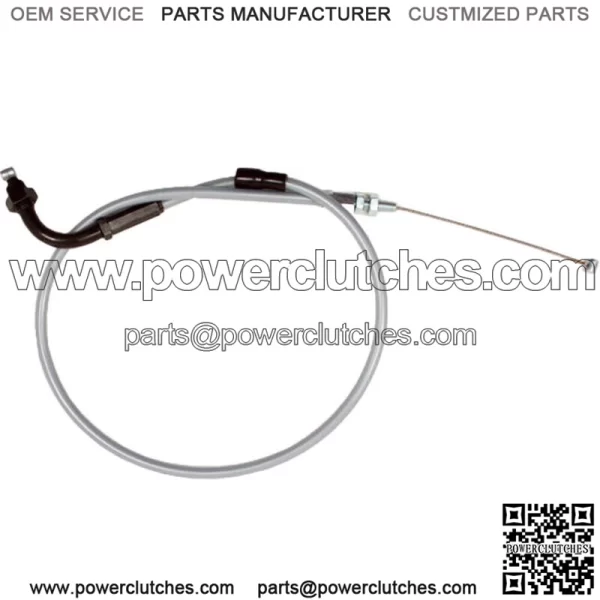 Black Vinyl Throttle Cable For Suzuki Lt230E Quadrunner 1987-1993 (For: Suzuki)
