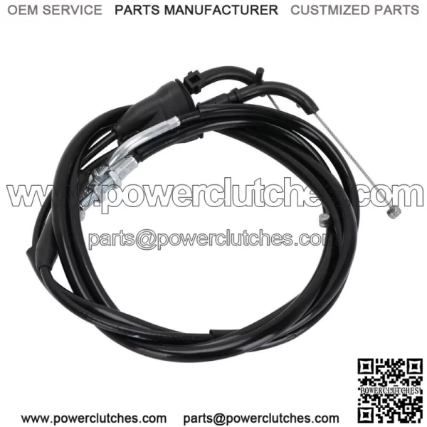 Throttle Cable Wire Black Line For DRZ400 2000-2004 DRZ400S DRZ400SM DRZ400E (For: Suzuki) - Image 3