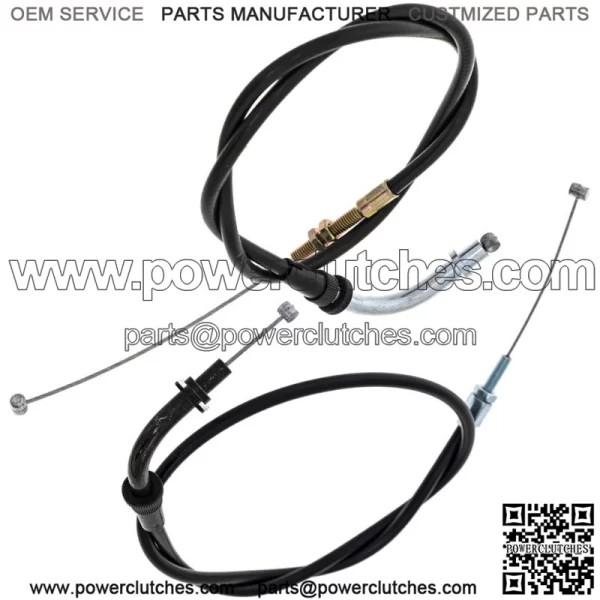 Throttle Cable Kit Push Pull Suzuki YZF-R6 YZF-R6S 5SL-26312 5SL-26311 - Image 2