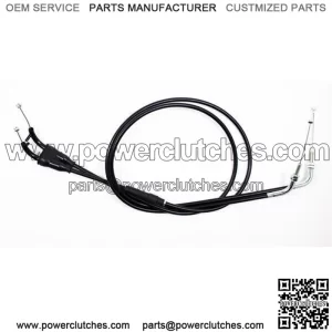 Black Vinyl Throttle Cable for Suzuki DRZ250 2001-2007 (For: Suzuki)