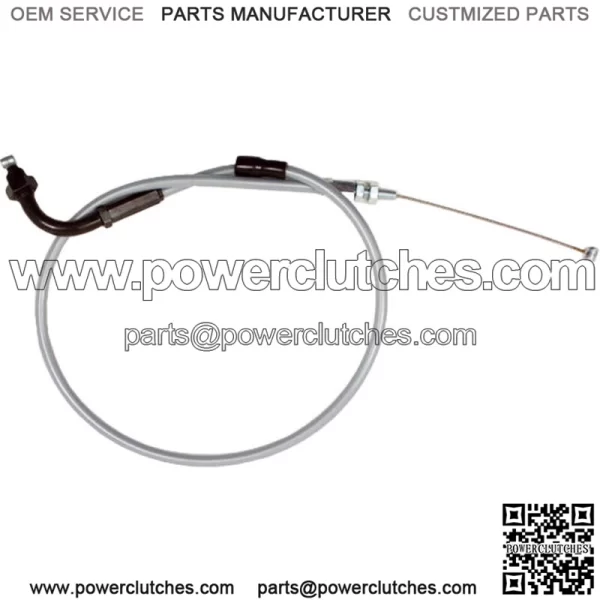 Black Vinyl Throttle Cable for Suzuki VS700 Intruder 1986-1987 (For: Suzuki)