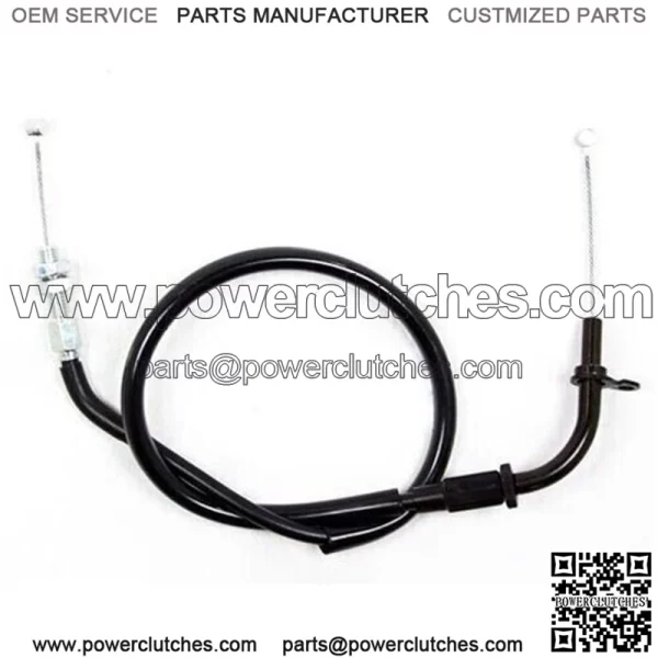 04-0147 - Black Vinyl Throttle Cable for Suzuki GSX GSXR 19B (for: Suzuki)