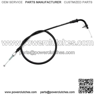 Black Vinyl Throttle Cable for Suzuki GSXR 1100 1986-1988 (For: Suzuki)