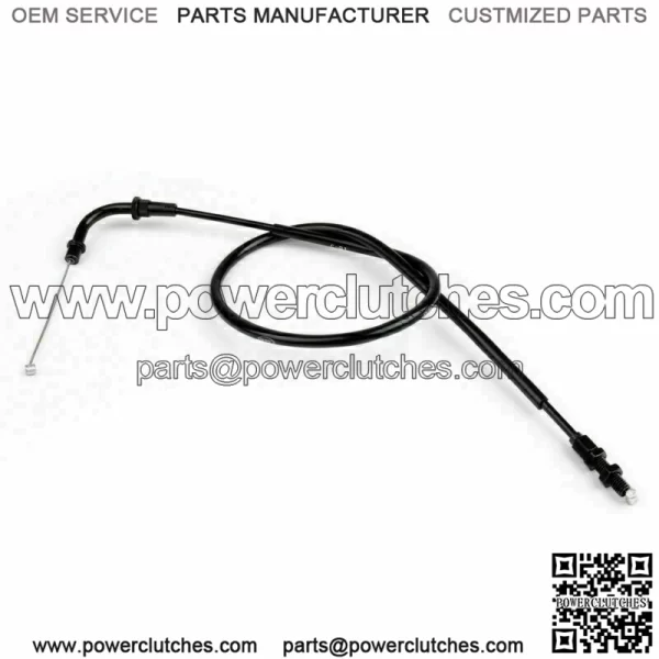 Throttle Cable Push/Pull Wire Gas Line For Suzuki GSXR GSX-R 600 06-09 Black (For: Suzuki) - Image 4