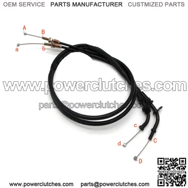 For Suzuki Throttle Cable GS500 GS500F 2001-2009 58300-01DA0 58300-01DB0 (For: Suzuki) - Image 3