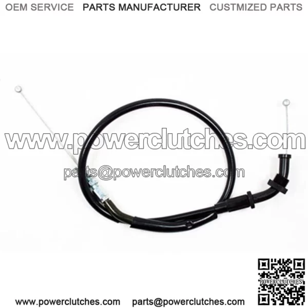 Black Vinyl Throttle Cable 04-0231 (For: Suzuki) - Image 3