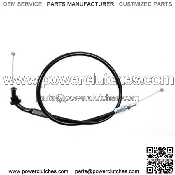 Black Vinyl Throttle Cable 04-0219 (For: Suzuki) - Image 3