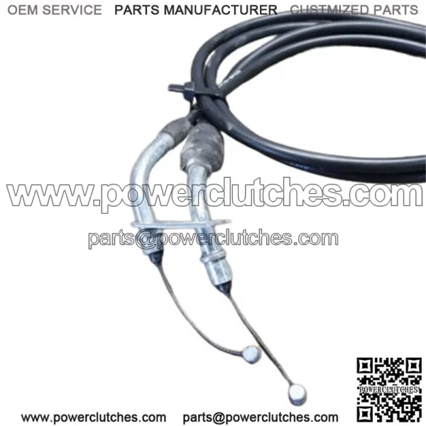 2009 09 08-09 Suzuki GSXR 600 GSX-R600 Throttle Cables, Pair, Set - Image 2