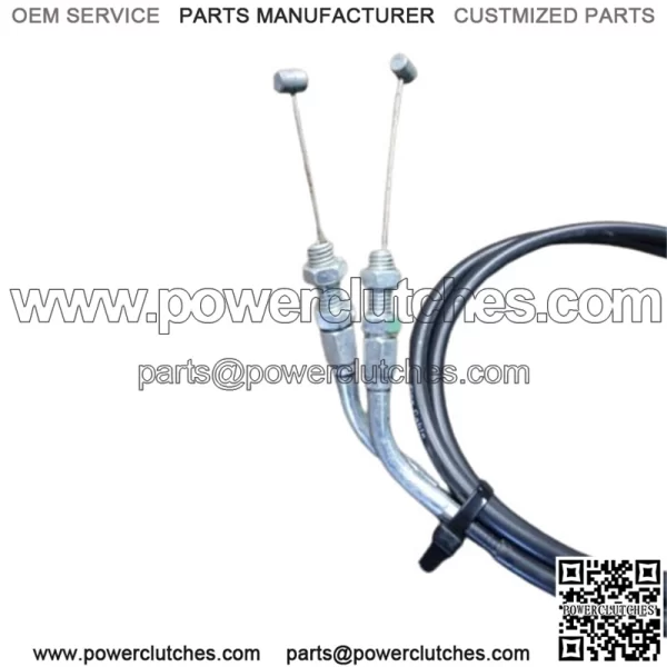 2009 09 08-09 Suzuki GSXR 600 GSX-R600 Throttle Cables, Pair, Set - Image 3